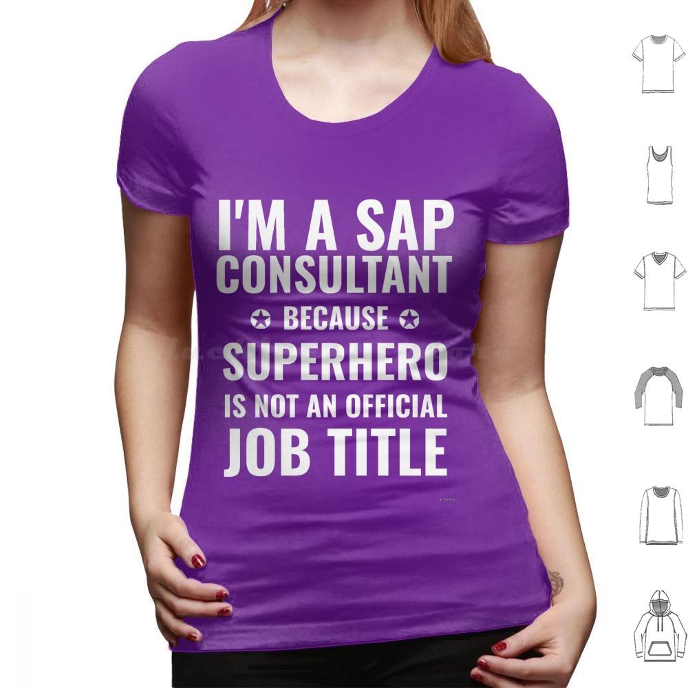 Sap Consultant Superheld Jobtitel T-Shirt Herren Damen Kinder 6XL Lustiger Computer Nerd Sap Consultant Jobtitel Superheld