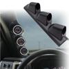 1pcs Black Car Three Hole Mount Gauge Holder Universal 52mm A-Pillar Pod Gauge Holder Only for Left Hand Drive Cars