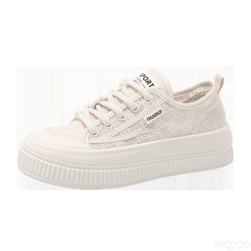Fashion Women's New white Shoes Summer versatile mesh shoes Thick soled casual comfortable shoe Fashion comfortable Sneakers Zapatos