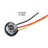 2Pcs 1157 Bulb Socket BAY15D Lamp Holder Base Connector Wire Car Brake Light Lamp Plug Brake Light Holder