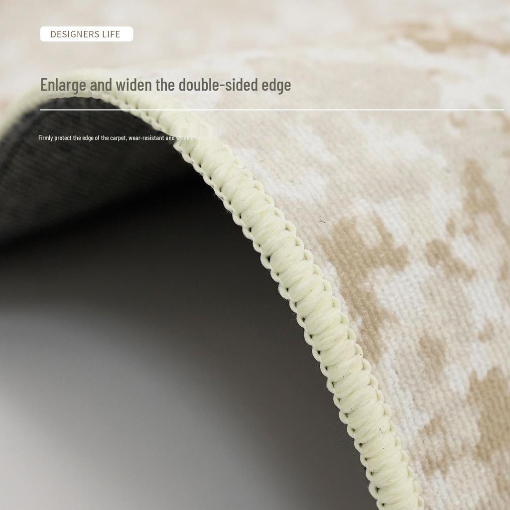 Covor impermeabil cu bucle de catifea pentru living și dormitor