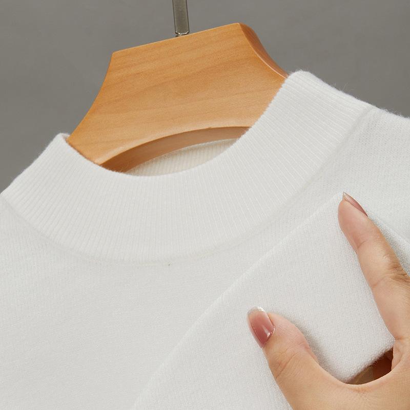 

Осенне-зимний мужской свитер, трикотажная базовая рубашка, молодежный мужской свитер 21 цвета, тонкий однотонный полуводолазка, свитер-пуловер 165