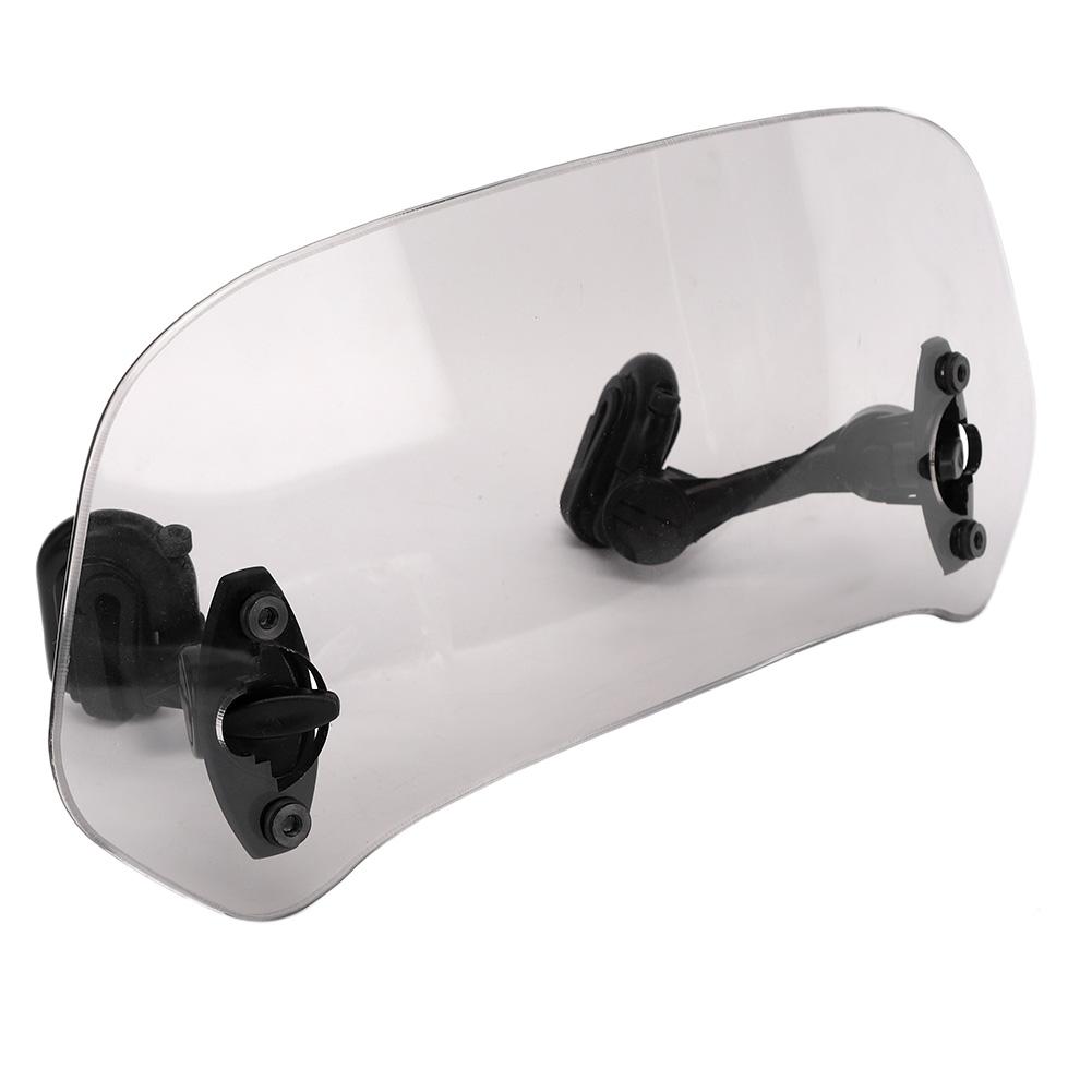 Extensie parbriz motociclete Măriți parbriz Deflector de aer reglabil, ploaie, adăugare