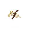 Popular cute kitten hugging branches, cat three-dimensional brooch, three-dimensional badge, badge, student shoes, bags, accessories