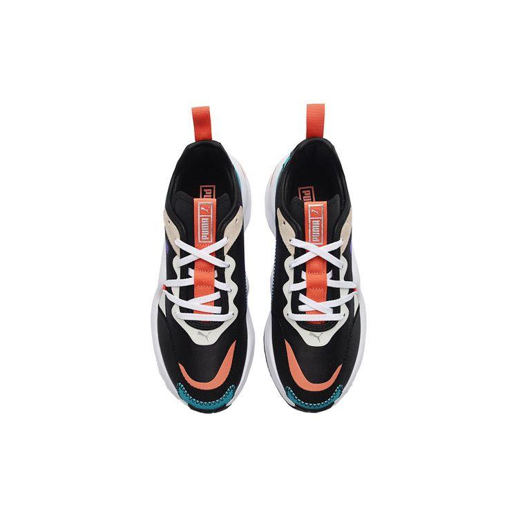 Puma Rise Extravaganza Low Top Dad Shoes Women sneaker Black Blue 373446-03