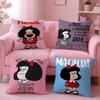 Anime M-MafaldaS Cushion Cover Comfortable Reversible Pillow Cover Ideal for Car Sofa Bedroom & Beyond