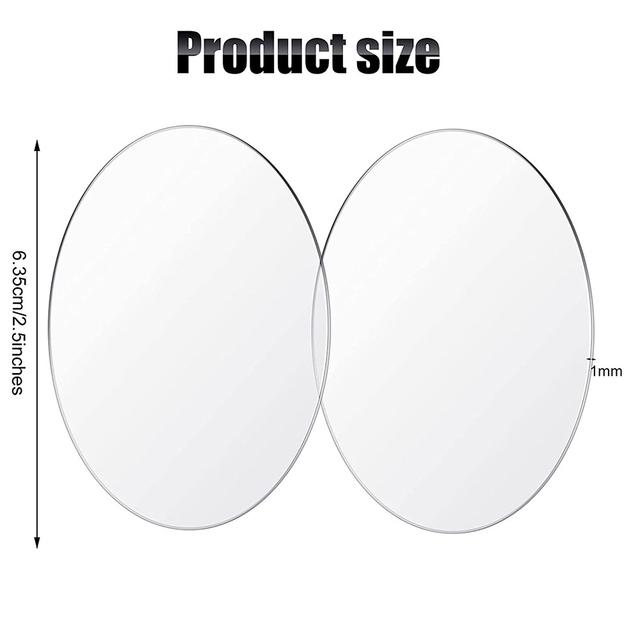 1/2mm Clear Circle Acrylic Sheet Plexiglass Disc Round Sign for Milestone Marker,Name Card,Cricut,Engraving,Painting,DIY Project