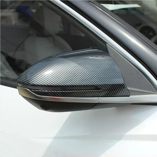 For Hyundai Santa Cruz -2025 Carbon Fiber Car Mirrors Rearview Trim Cover