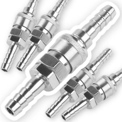 COLORBIRD Air Couplers for Hose Mounting, 5 Pairs, Male and Female, for Air Hose and AC Compressor (SH+PH20 8mm 5P)