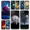 Phone Case For Xiaomi Redmi Note 15 14 13 12 4G 10 11 Pro Plus 5G 14C 13C 12C 10C Clear Soft TPU Cover Moon On The Branch