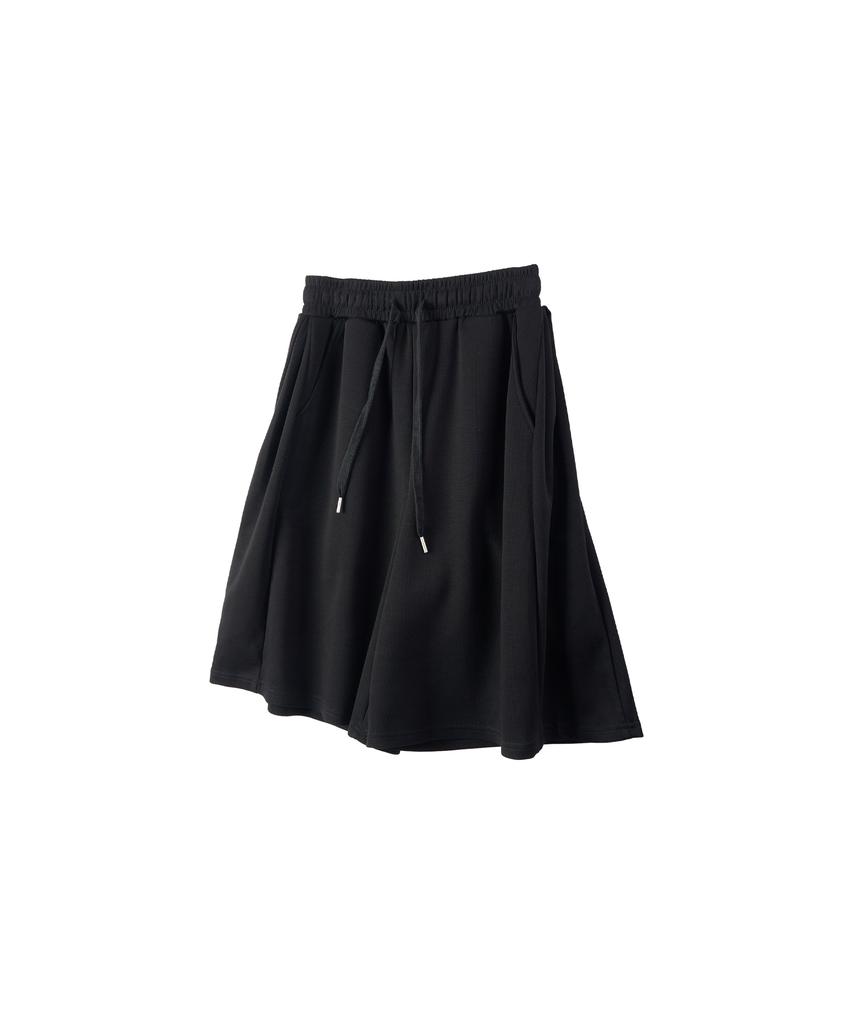 CREAM SODA LAB Air Essential Side Cut Bermuda Shorts Black