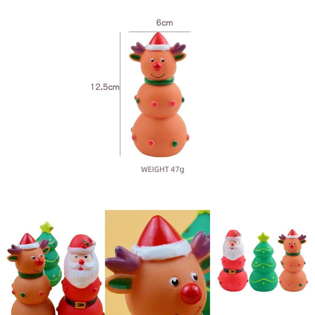 Brighten Your Pet's Playtime With This Squeaky Christmas-themed Dog Chew Toy