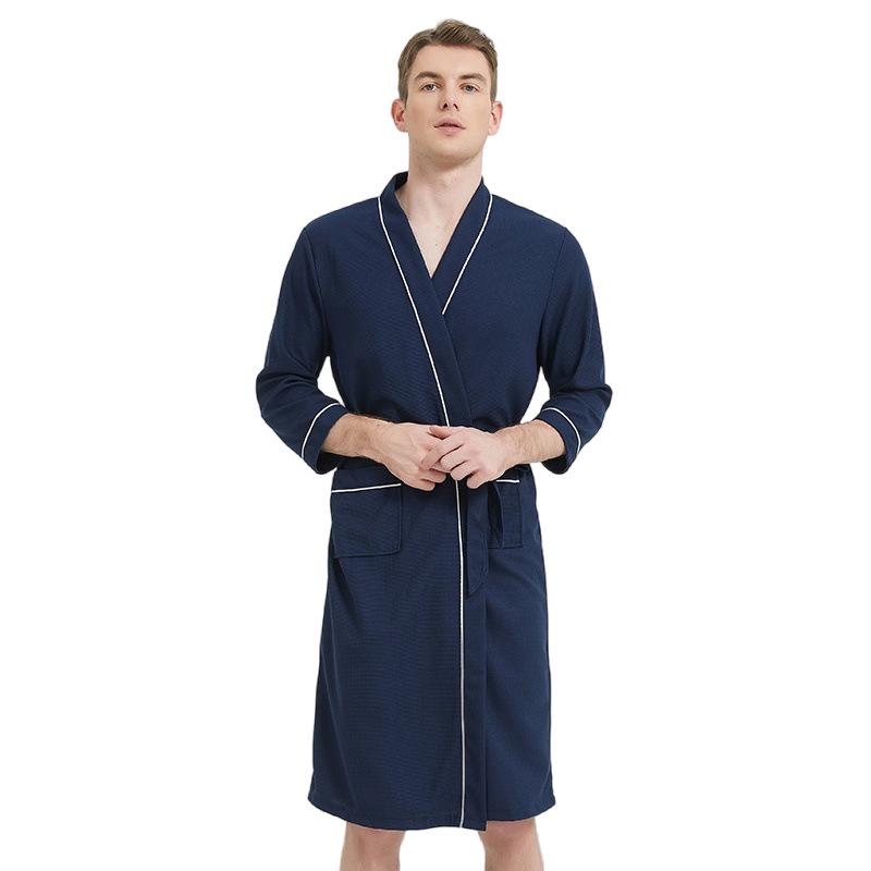2026 Four Seasons Waffle-Style Couple Bathrobe – European & American Design