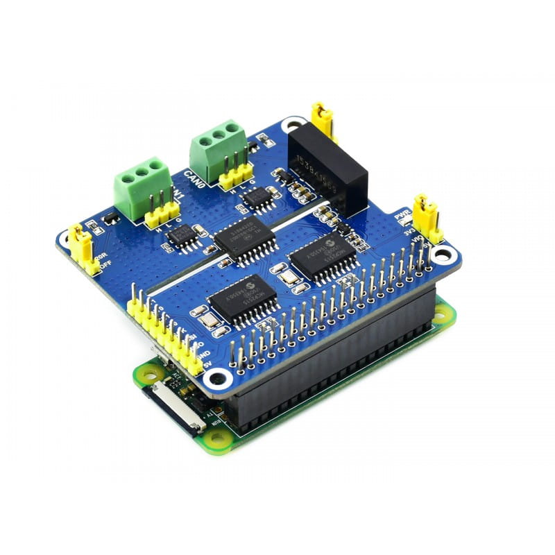 2-Channel Isolated CAN Bus Extension for Raspberry Pi