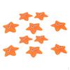 10 Pieces of Star Anti-slip Stickers - Safety for Your Shower And Bathtub. Orange Sticker