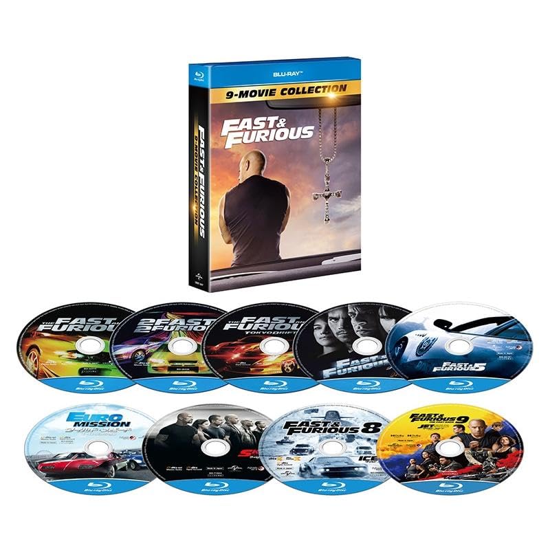 

Fast Furious Series Collection Disc & 1-9 Blu-ray (Ограниченный выпуск) Блю рей