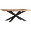 Day and Night - Day and Night Solid Sheesham Wood Dining Table 180x90x76 Cm