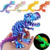 3D Printed Dragon Funny Crafts Model Decoration Fidget Toy Rotatable Tyrannosaurus Rex Skeleton Dinosaur Gift for Kids Birthdays