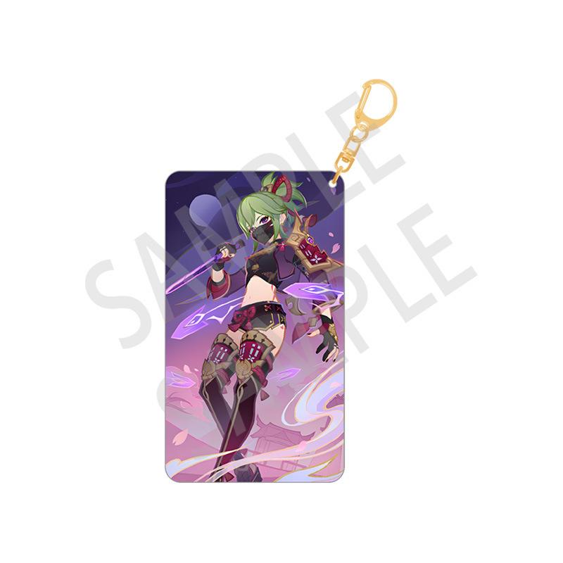 Anime Game YUAN SHEN Keychain Cartoon Acrylic Figure Alhaitham Yelan Keychains Accessories Cute Bag Pendant Key Ring Fans Gifts