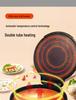 40CM Large Electric Griddle: Double-Sided Non-Stick Crepe & Pancake Pan for Home or Commercial Use
