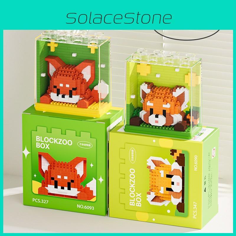 Animal Panda Themed Building Blocks Set Toy With Dust Box For Kids Learning Fun