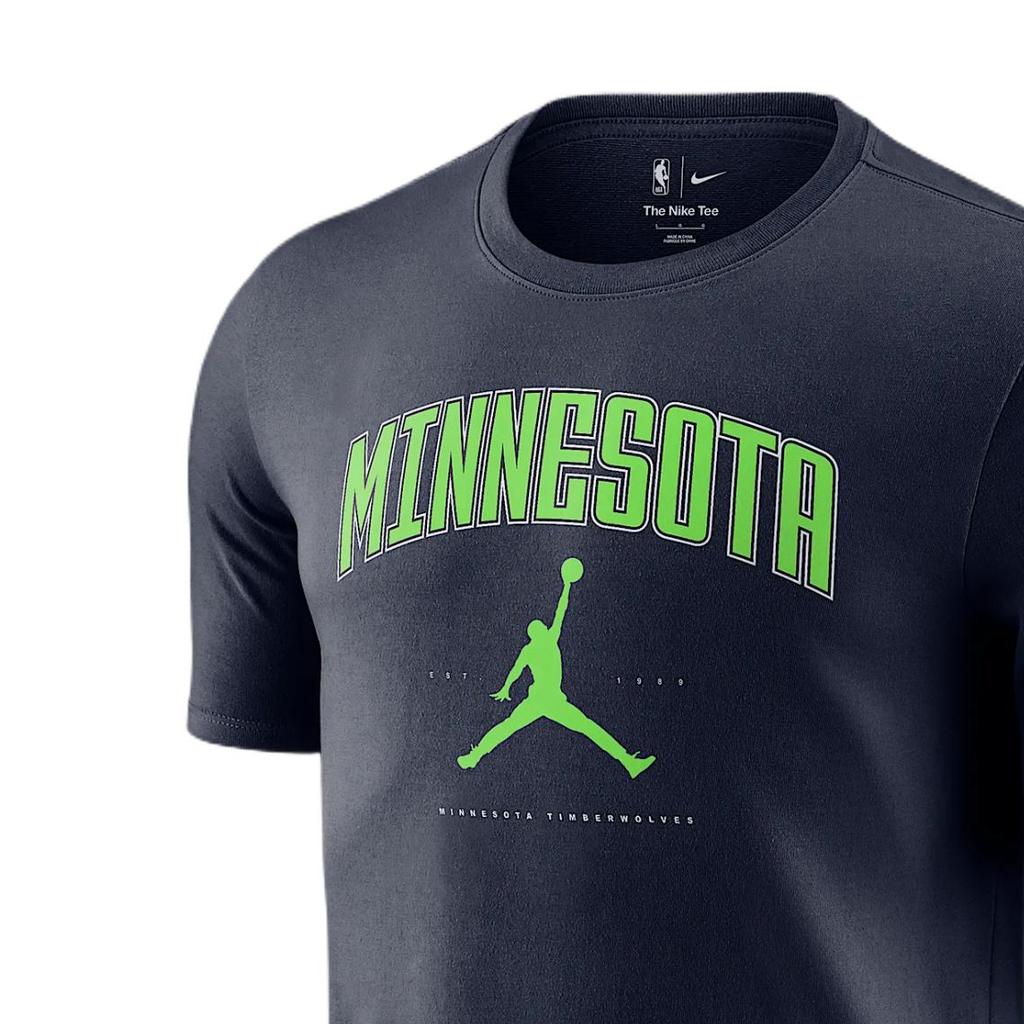 Nike Minnesota SS25 Soft Comfortable Moisture-Wicking Cool Short Sleeve T-Shirt Men Tops Black HQ1241-419