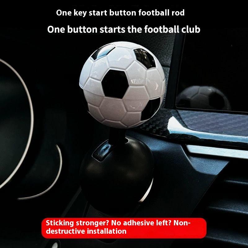 Football-Style Joystick for Car One-Key Start, Fun Start-Stop Button Lever, Super Cool Interior Decor