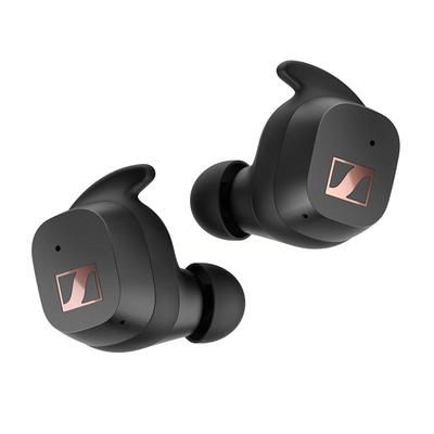 Sennheiser Kabellose Kopfhörer Bluetooth SPORT True Wireless Schwarz entwickelter dynamischer Hochleistungstreiber IP54 Staub- und spritzwassergeschützt Komfortabel