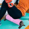 Faszienrolle mit Ständer Tiefengewebsmassage für Muskelmassage, Heim-Fitnessstudio