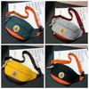 Nylon Canvas Chest Bag Harajuku Waist Bag Simple Canvas Crossbody Bag  Student