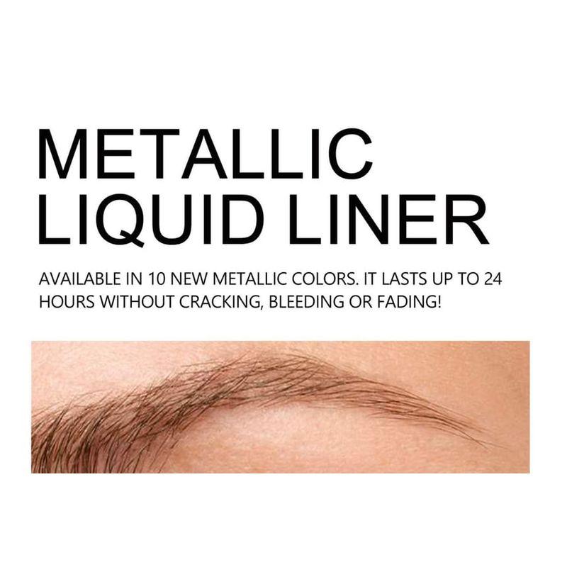 HANDAIYAN - Vivid Metallic Luster Liquid Eyeliner - 10 Colors