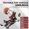 Multifunctional Electric Belt Grinder Electric Polishing Sharpener 7 Speed Adjustable Vertical Belt Sanding Polishing Machine