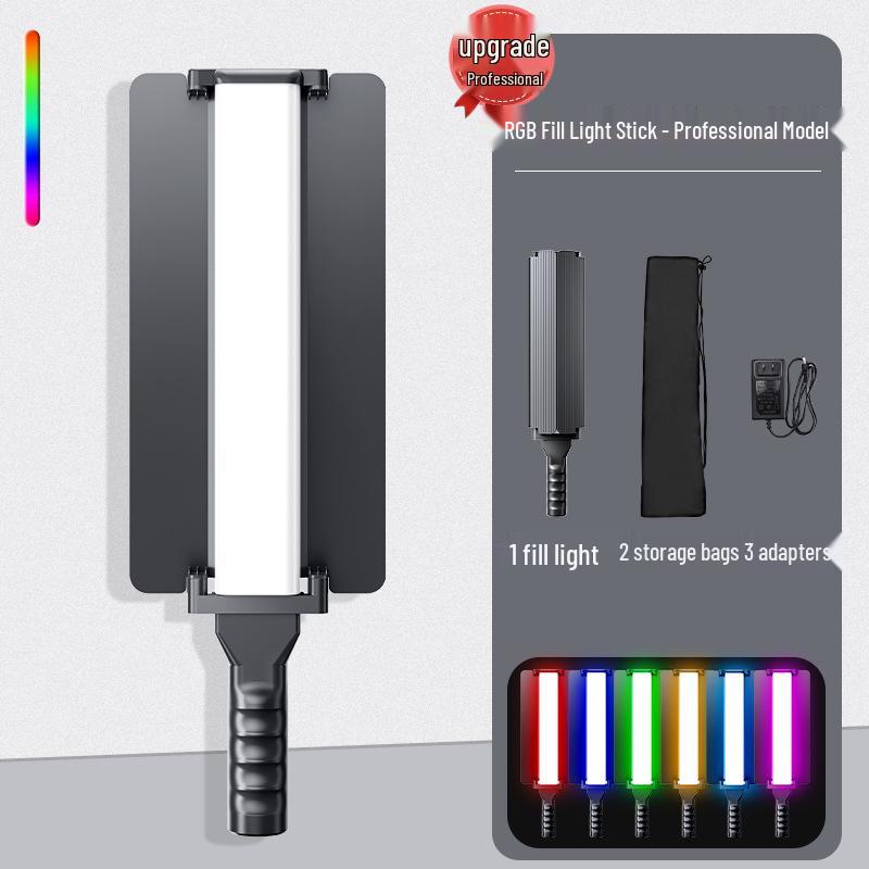 

Ручной светодиодный RGB осветитель-палка с шторками для профессиональной портретной фотосъемки на открытом воздухе