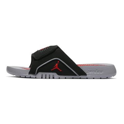 (GS) Air Hydro 4 Retro Slide 'Black Cement Grey' Kids' 532226-006