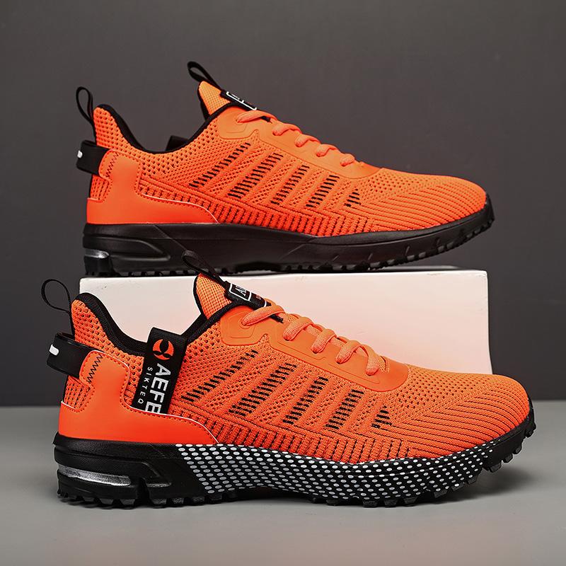 

Men Sports Running Shoes Casual Marathon Breathable Lightweight Women s Comfortable Athletic Nonskid Walking Sneakers Outdoors 47 помаранчевий