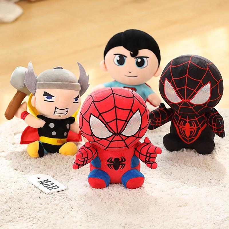 Marvel Avengers Plush Toy Spider-man Superman Thor Q Edition