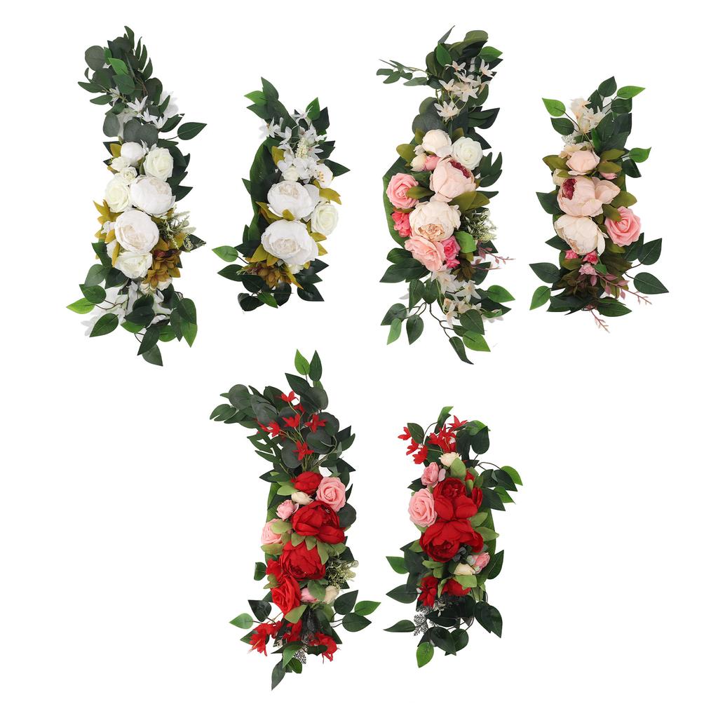 Wedding Arch Draping Artificial Flower Multifunctional Wedding Welcome Signs Floral Decoration