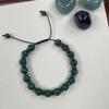 4 Styles Fashionable Malachite Bracelet, Natural Stone Beads Bracelet for Men and Women Valentine's Day Gift