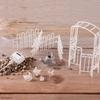 Accessoire mini jardin - Rayher - Set de burettes - Métal argenté - Petit arrosoir - Grand arrosoir