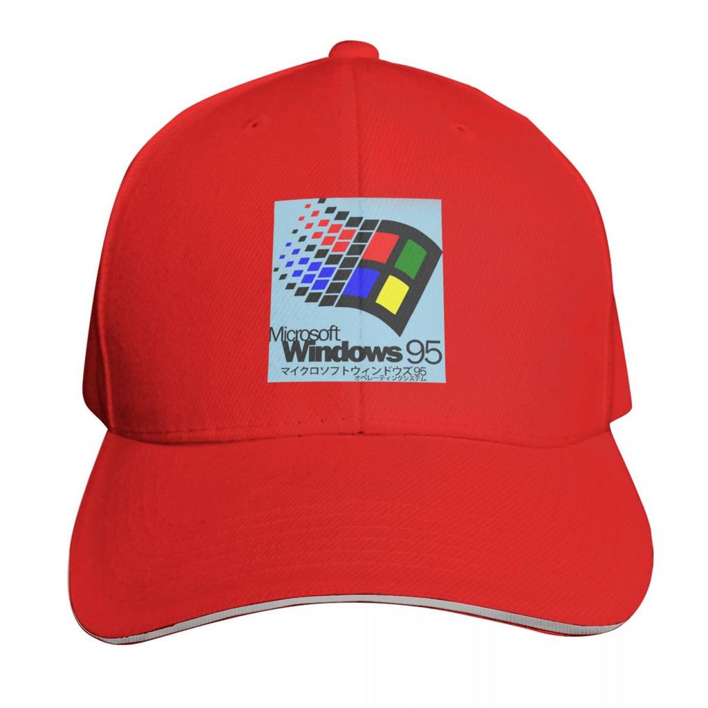 Windows 95 Geeks Nerd Cap Fashion Casual Baseball Caps Adjustable Hat Hip Hop Summer Unisex Baseball Hats