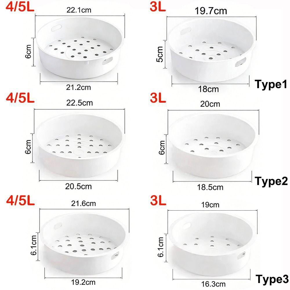 Practical Universal Electric Rice Cooker Steamer Plastic Multipurpose Steaming Basket Vegetable Basket Food