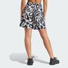 Adidas X Stella McCartney Collaboration Sportswear Woven Printed Shorts Leopard Print Drawstring Athletic Shorts Women Shorts Black IN3615