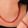 cotoit Red Berries beads Necklace