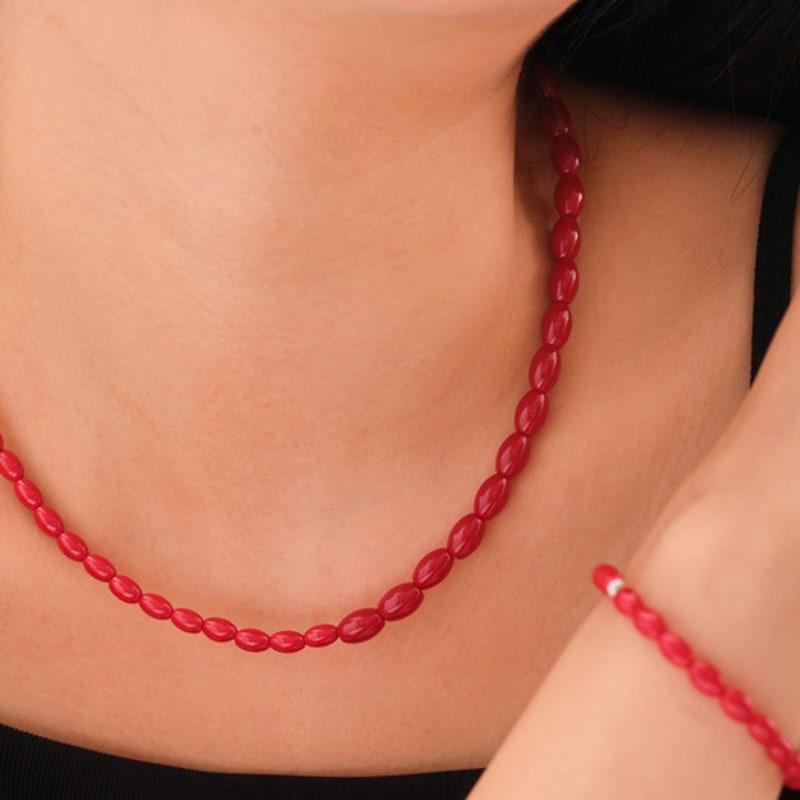 cotoit Red Berries beads Necklace