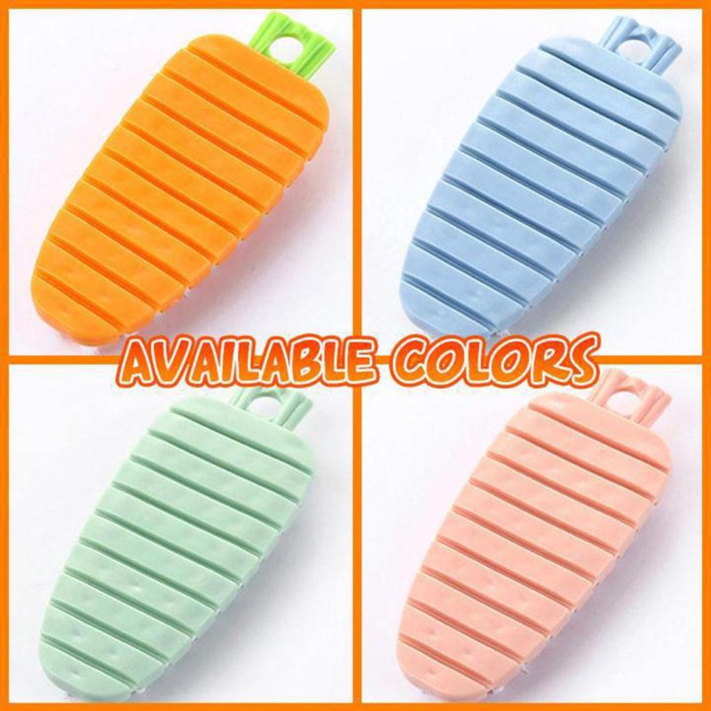 Random Veggie Vegetable Scrubber Scrub Cleaning Brush Kitchen Cleaner Carrot Potato Surface Brush Kitchen Tool