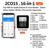 16in1 Air Quality Detector CO2 Detector TVOC HCHO PM2.5 PM10 PM1.0 Detector Humidity Temp