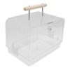 Hamster Carrier Cage Portable Small Animals Carry Travel Case Clear Acrylic Multifunctional Pet