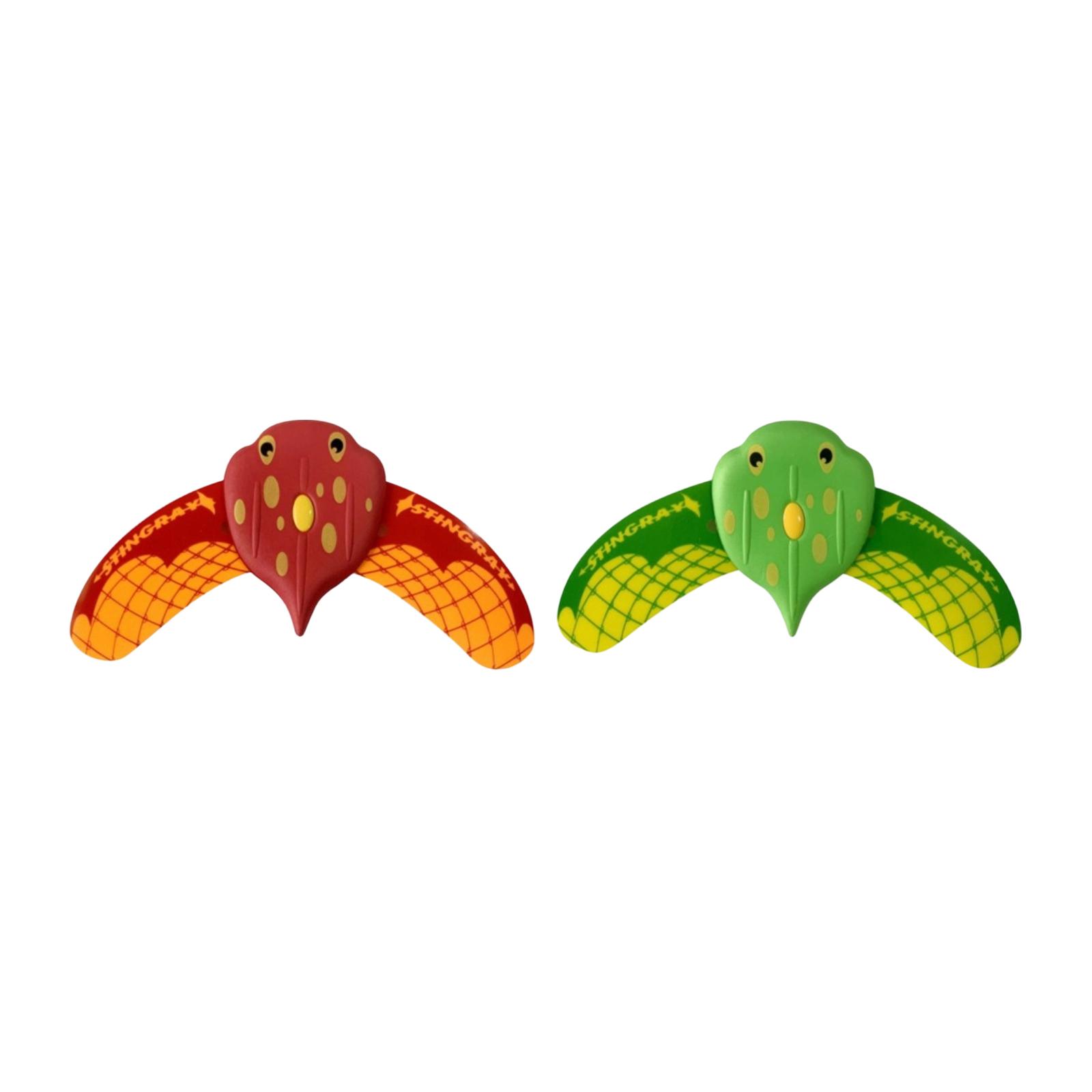 

2pc Hydrodynamic Ray Swimming Toy — Hydro-powered, Featuring A Lifelike Gliding Ray Design. One Size