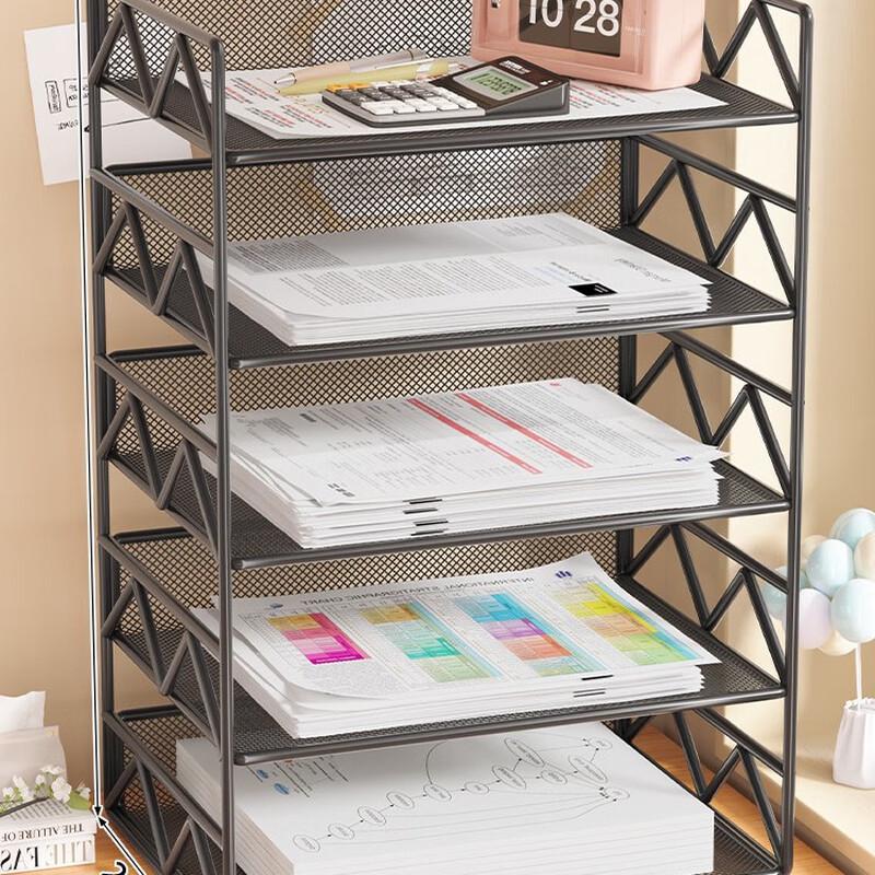 

ZISIZ 5-Tier Horizontal Desktop File Organizer