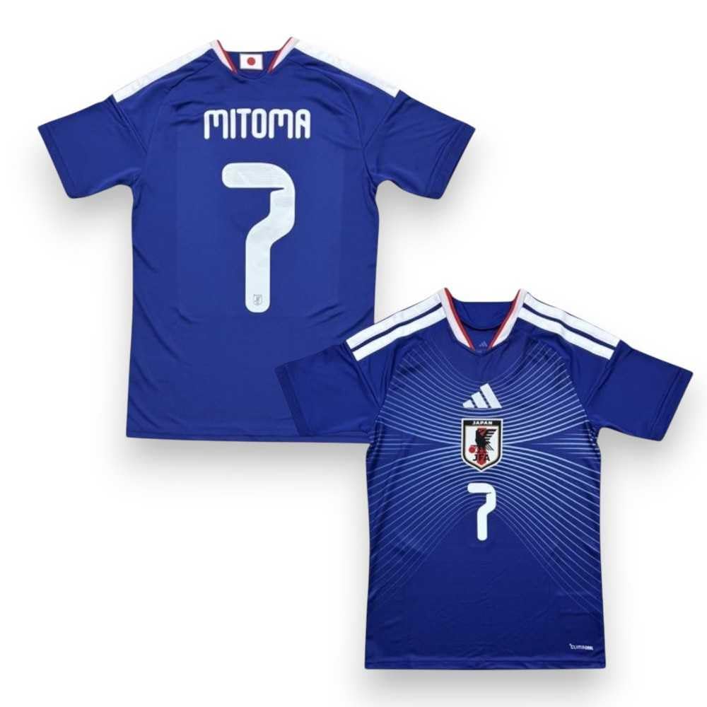 Adidas Kids Soccer Japan National Team 2026 Home Replica Uniform #7 Kaoru Mitoma